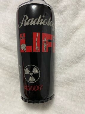Hogg Radiology Life Black Stainless Travel Tumbler